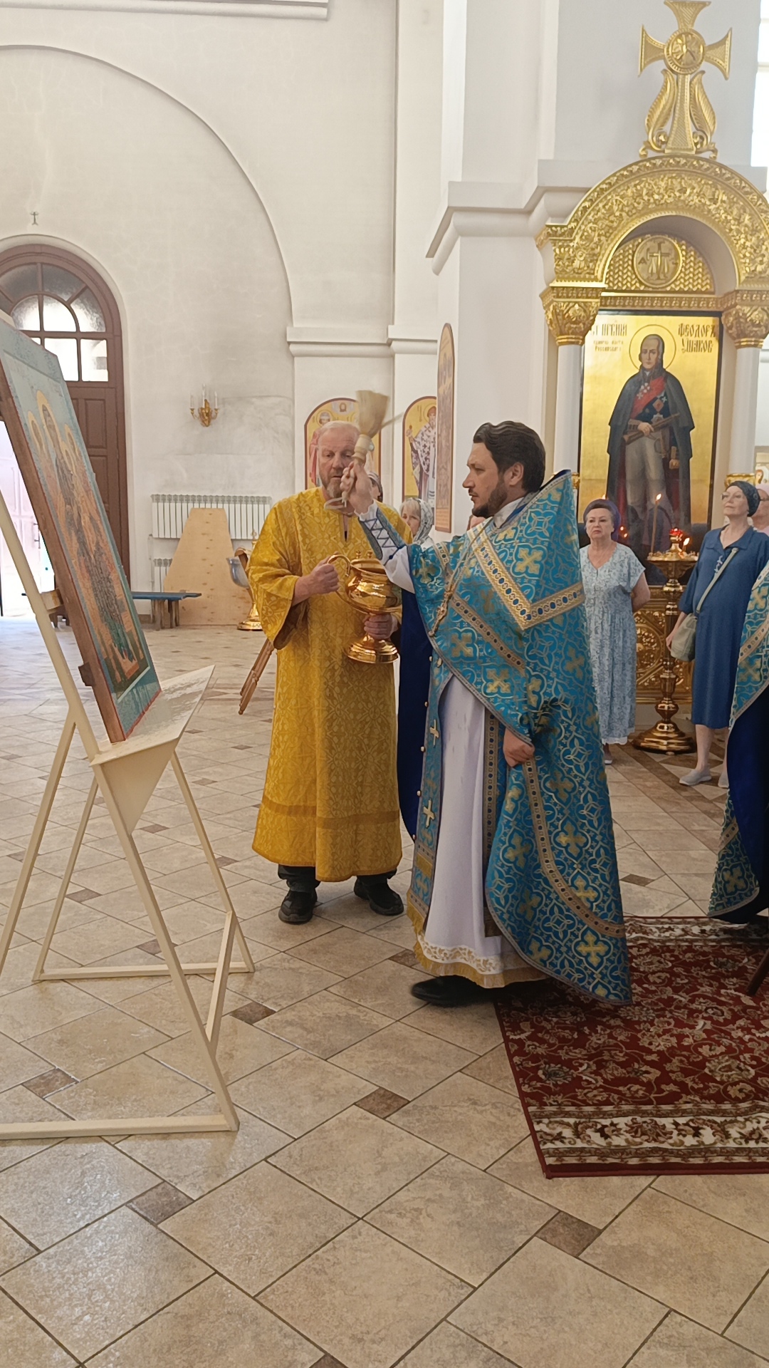 Освящение иконы "Всецарица"